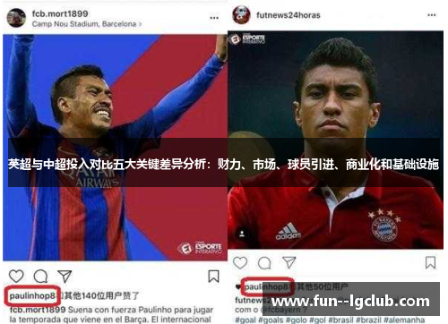 英超与中超投入对比五大关键差异分析：财力、市场、球员引进、商业化和基础设施